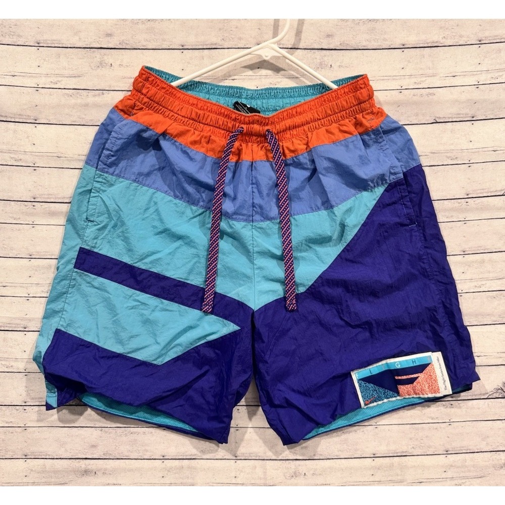 Nike Mens Flight Series Windbreaker Basketball Short M Stretch BV9412-591 W FLAW